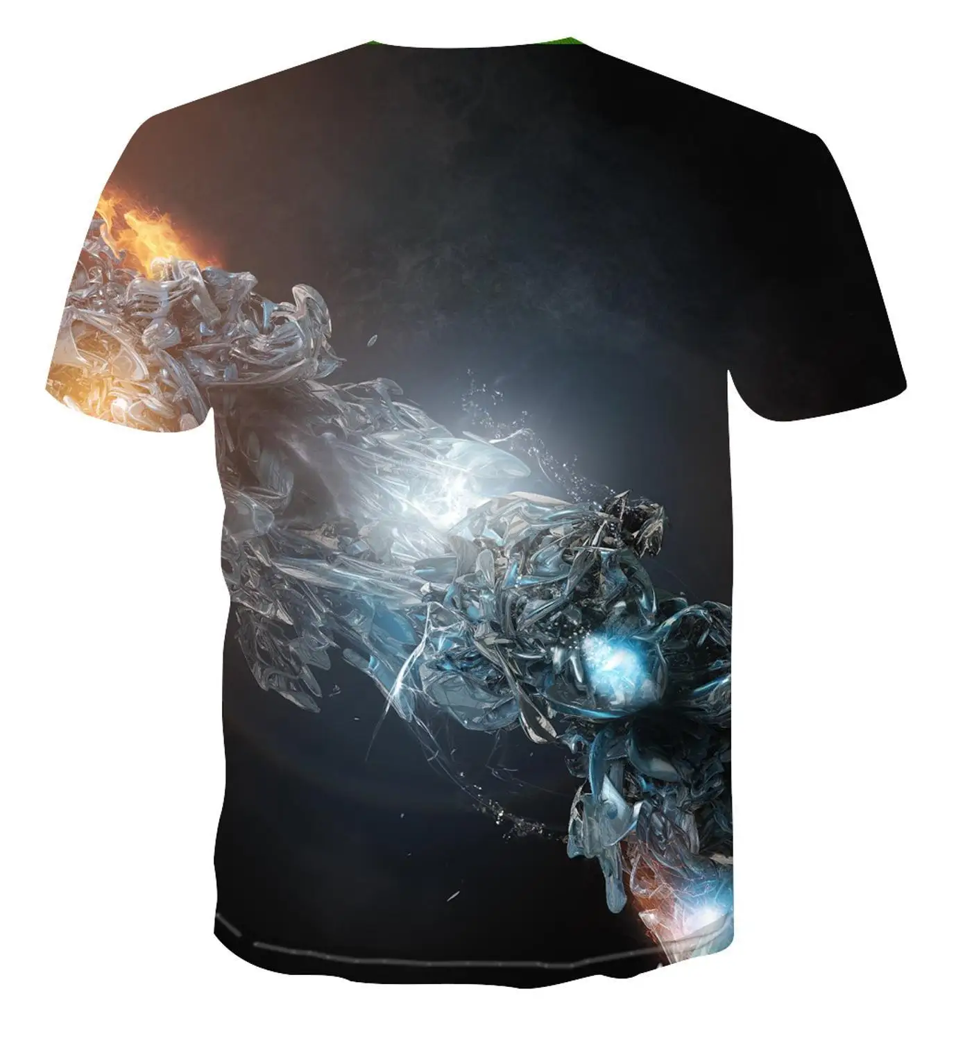 

2020 New Trend Summer 3d Printing T -Shirt Digital Printing European And American Colors Men 'S Casual Fashion T -Shirt S -6xl