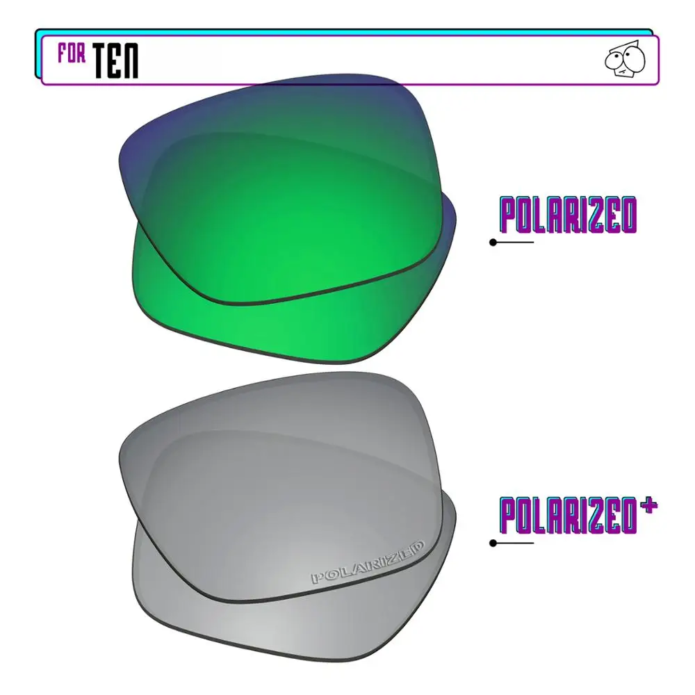 

Ezrelease поляризованные Сменные линзы для-солнцезащитные очки Oakley Ten-SilverP Plus-Green P