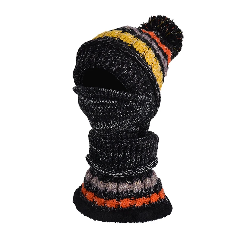 Шапочка шарф Осень зима Теплый головной убор 56 60 см|Женские Skullies и шапочки| |