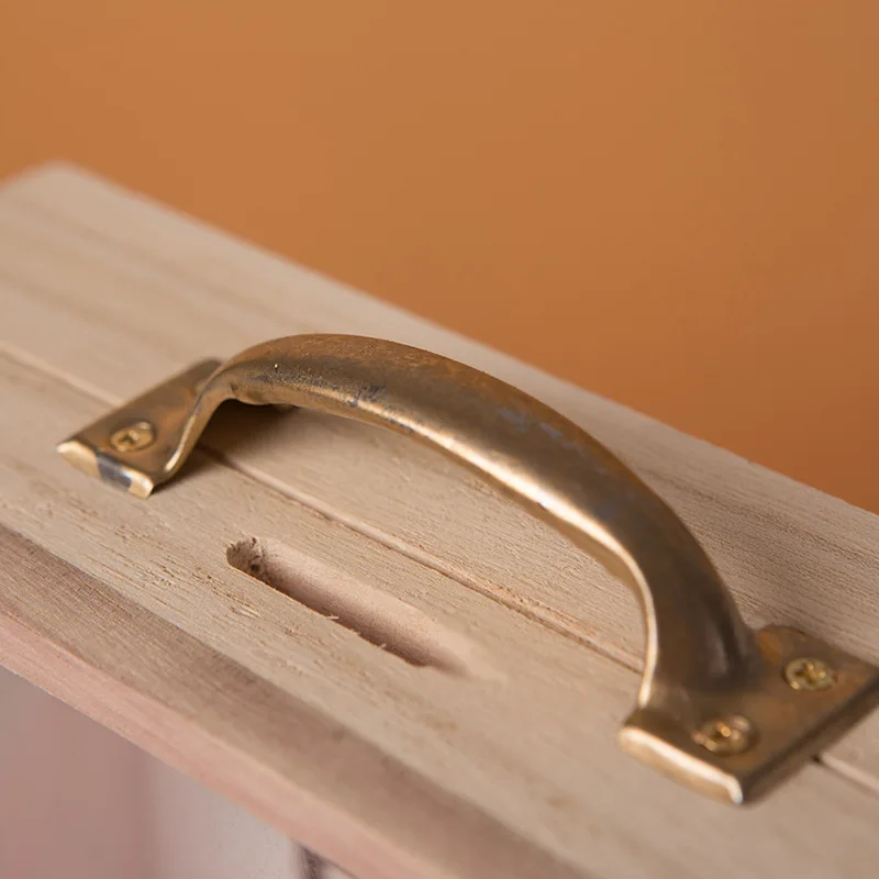 Деревянная коробка для денег монет аксессуары украшения дома большая