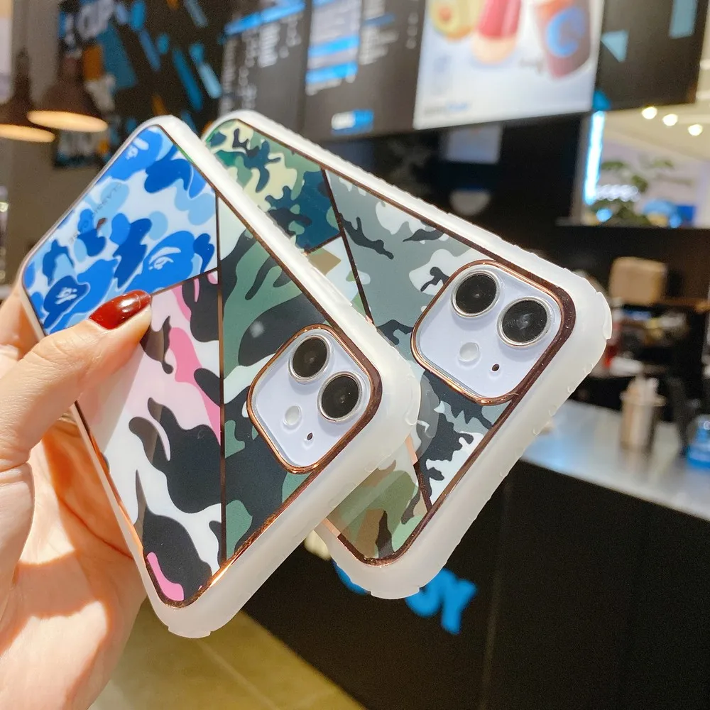 

Fashion Camouflage Case X XS Max Man XR Woman Phone Cases Waterproof and Anti-fall for Iphone 11 PRO MAX 7 Plus 8 Fitted Case