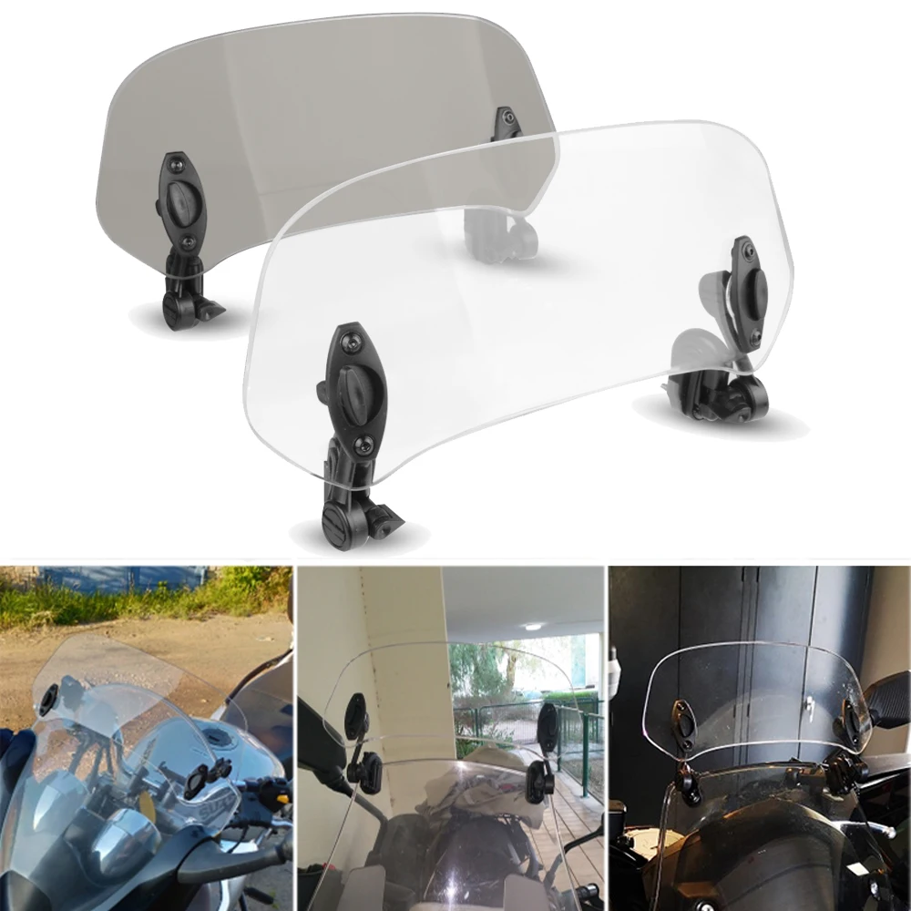 

Motorcycle Risen Adjustable Windscreen Windshield Extend Air Deflector For Yamaha T MAX TMAX 500 T-max500 XP530 2012-2015 2016