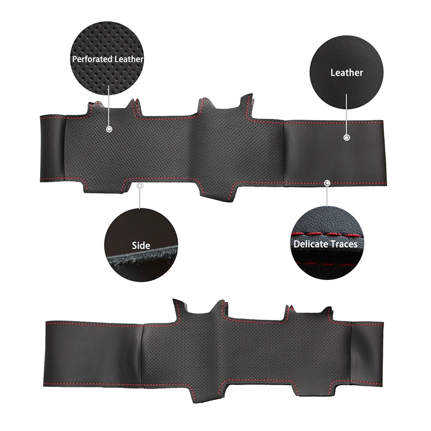 Прошитый вручную черный чехол из натуральной кожи для Chevrolet Lova 2006-2010 Aveo Buick Excelle |