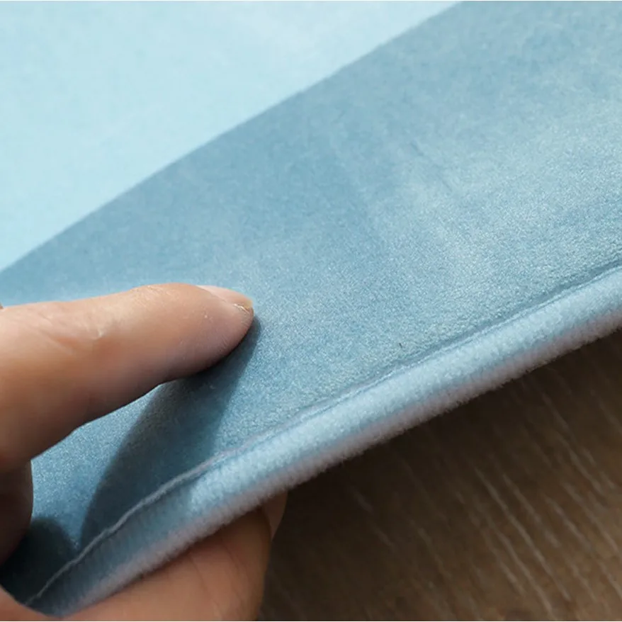 

Retro texture floor mats home kitchen bedroom colorful wood grain floor mats flannel non-slip floor mats can be customized