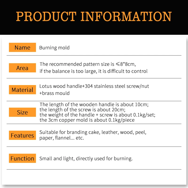 

Cake Baking Stamp Handle Brand Handle Cake Cookie Sweets Wood Brass Hot Stamping Mold 304 Stainless Steel Handmade Bread Stamp