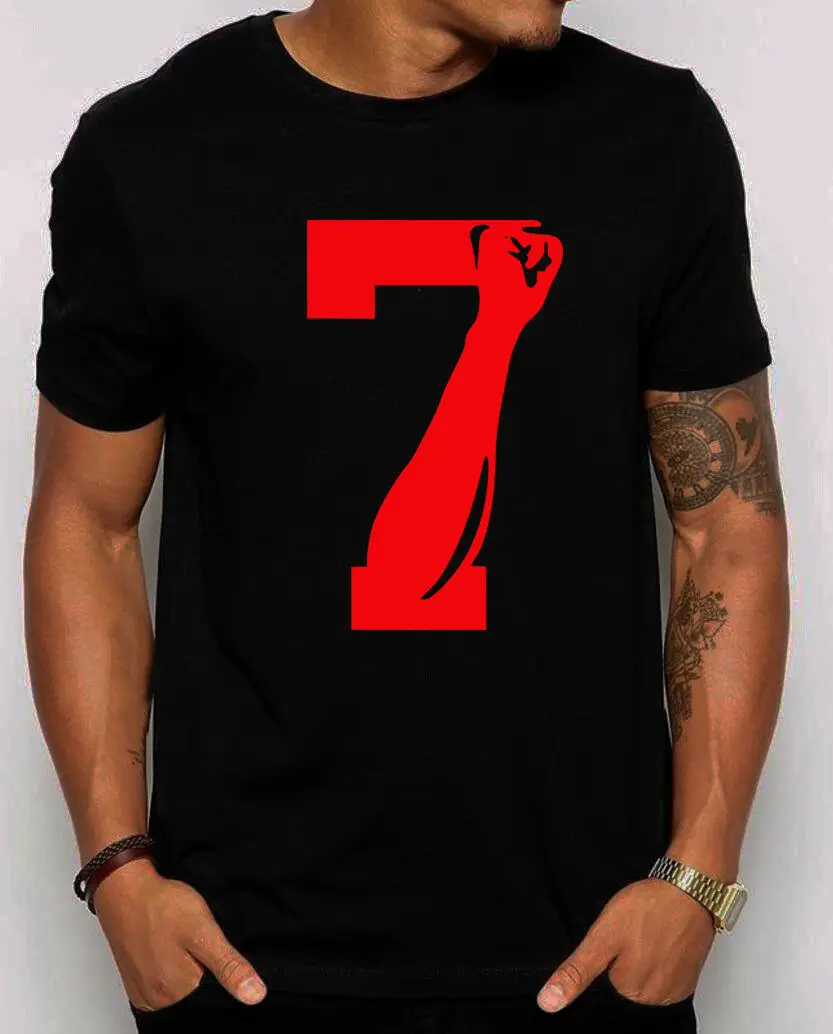 7 seven Fist up Юнайтед We Stand унисекс футболка Colin Kaepernick Inspired 49er|Мужские футболки| |