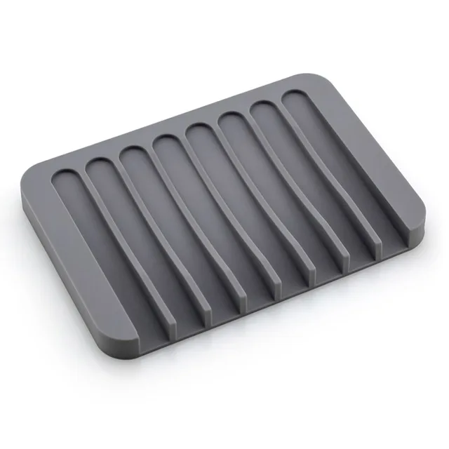 grey soap holder Силиконовый держатель для мыла - Цвет: grey soap holder
