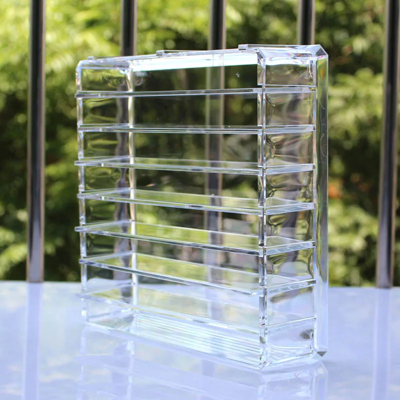 New Brush Lipstick Holder Makeup Organizer Clear Acrylic Cosmetic Tools Storage Box Case Eye Shadow Palette | Дом и сад