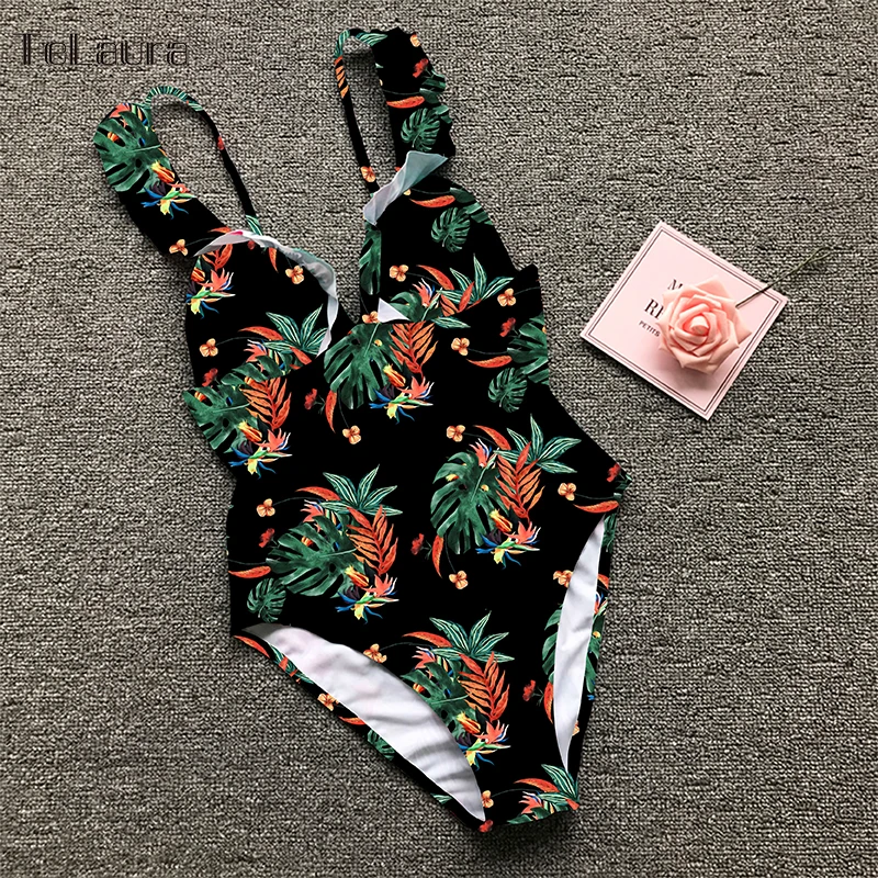 2020 сексуальный цельный купальник женский пуш-ап Монокини бандажный купальный