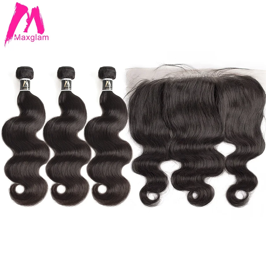 Пряди человеческих волос с фронтальной волной короткие натуральные бразильские