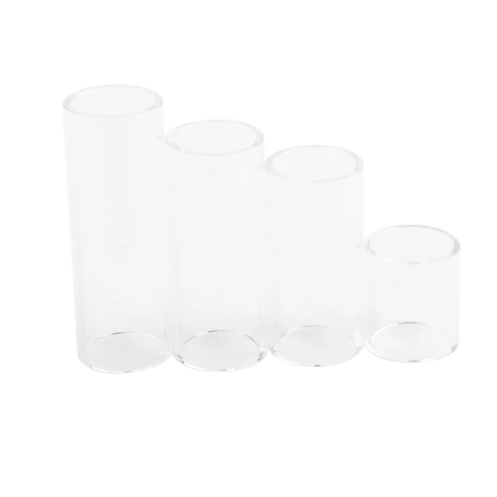 

4 шт. Электрогитары строка слайд Pyrex Стекло горлышко бутылки палец 20 мм