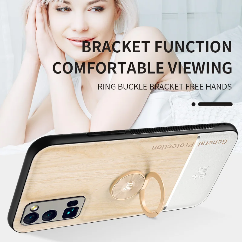 Чехол-накладка для Honor 30 V30 9X 8X X10 Pro Max Play 4T 3 20 10 E Z Plus противоударный с кольцом под