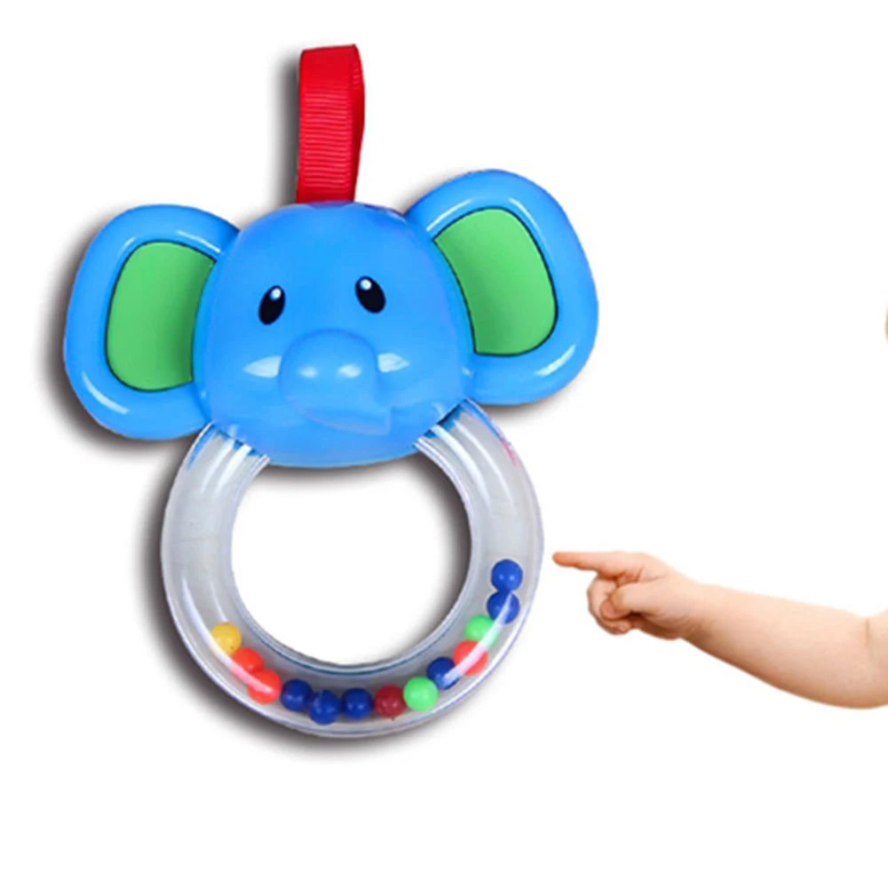 Детские милые погремушки игрушка умные захватывающие десны пластиковые для рук