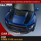 Автомобильные наклейки для капота автомобиля Ford F150 Raptor 2015 2016 2017 2018 2019 2020, модифицированные полосатые графические виниловые крутые автомобильные наклейки