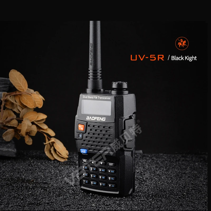 Baofeng UV 5R Black Knight Walkie Talkie 136 174/400 520MHZ двухстороннее радио Профессиональный FM