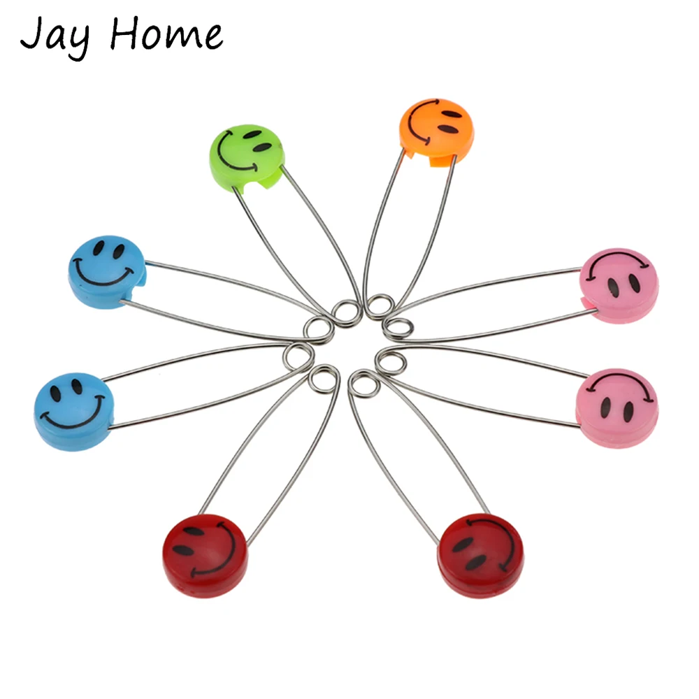10-50 шт в наборе рисунком виде улыбающихся рожиц Безопасность булавки для
