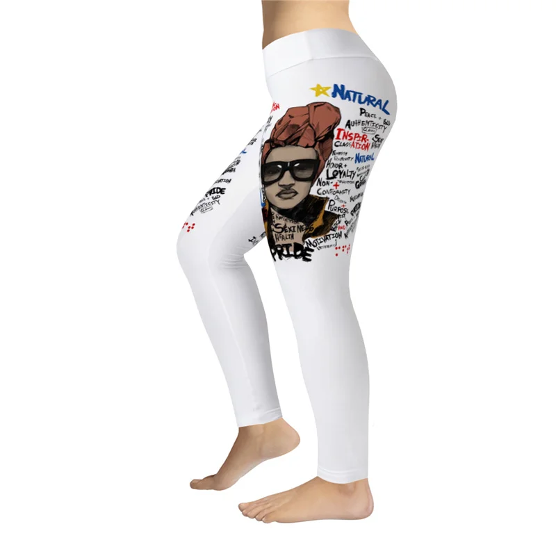 

2021 Summer Fashion Cartoon Seamless Leggings High Waist Fitness Slim Elasticity Leggings