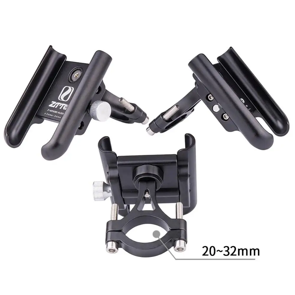 

360 degree rotation adjustable intelligent aluminum bicycle mobile phone mounting bracket universal bicycle mobile phone bracket