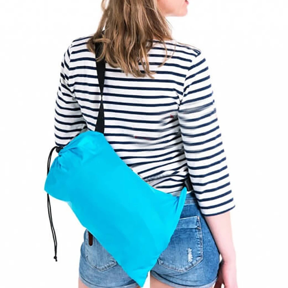 Кемпинг Надувной диван ленивый мешок 3 сезона сверхлегкий вниз спальный