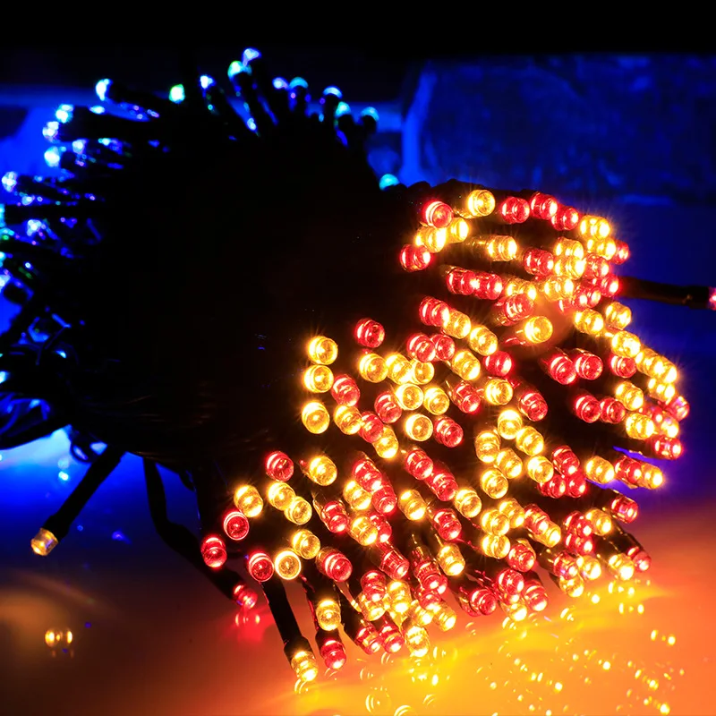 Уличная световая гирлянда низкого напряжения 24 в 10 м 20 30 50 100 сказочная светильник