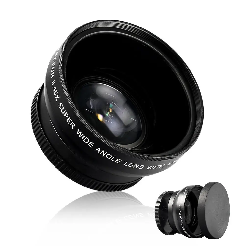 2020 набор объективов для телефона 0.45x Супер широкоугольный и Макро объектив HD