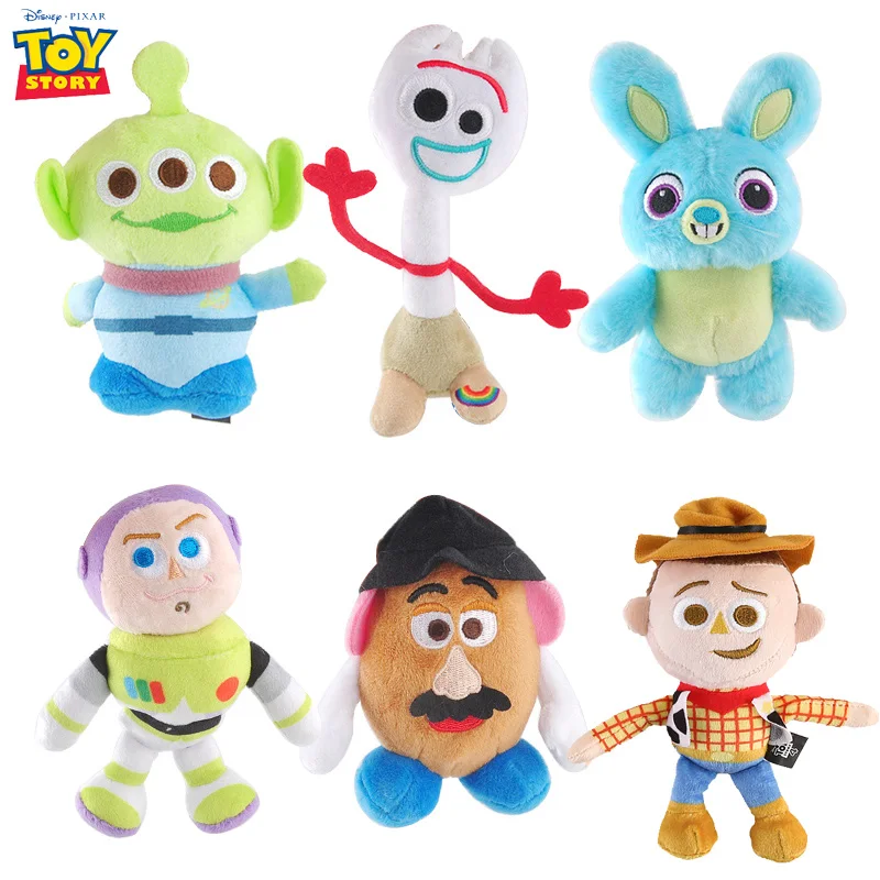 Оригинальная игрушка Disney Pixar Toy Story 4 мягкая плюшевая зайчик Вуди форки