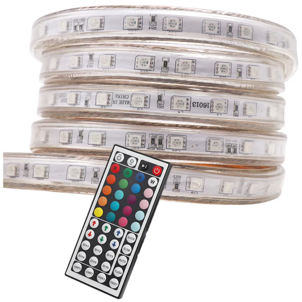 Светодиодная лента 220 В светильник RGB SMD 5050 с 44 клавишами/мобильный телефон