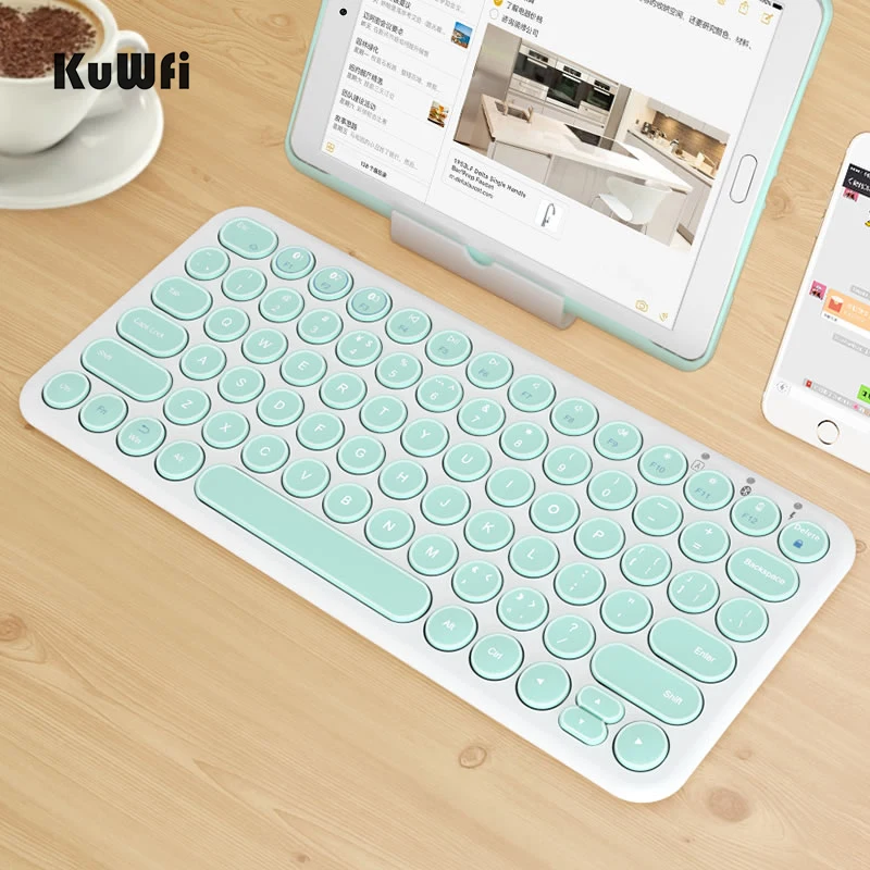 

Беспроводная Bluetooth-клавиатура, Бесшумная игровая клавиатура для Macbook, iPhone, iPad, клавиатура, планшетного ПК, геймерская компьютерная игровая к...