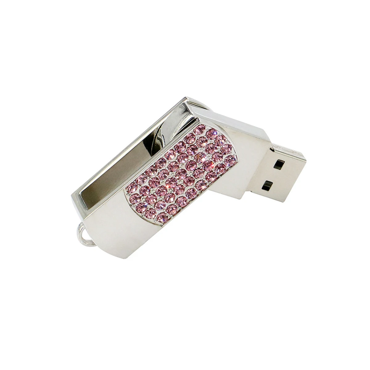 Бизнес USB флэш-накопитель с украшением в виде кристаллов кулон флеш-накопитель 256G