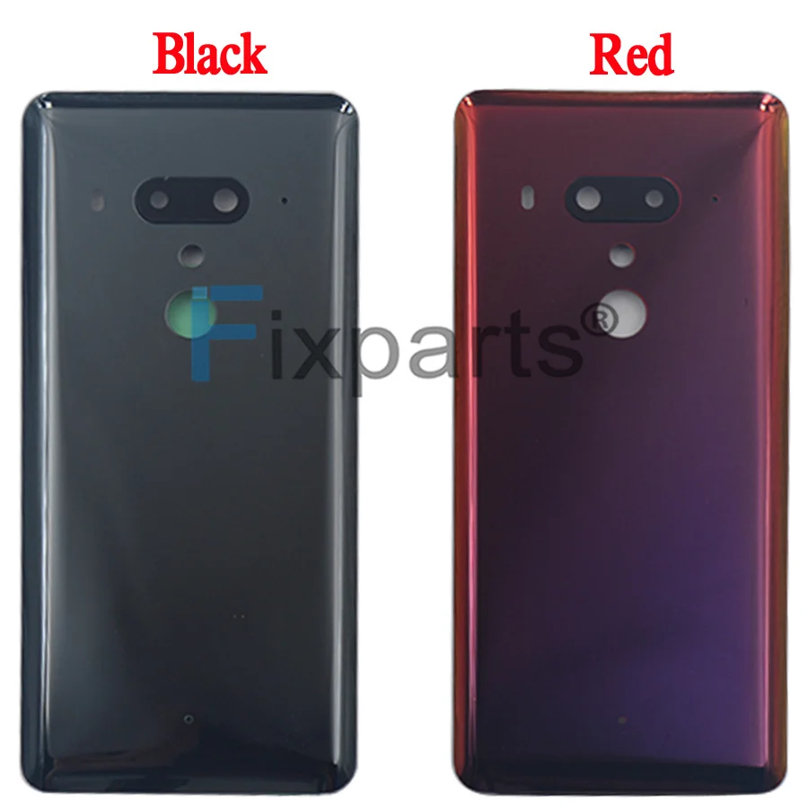 Новый корпус HTC U12 Plus Крышка батарейного отсека для задняя крышка с объективом