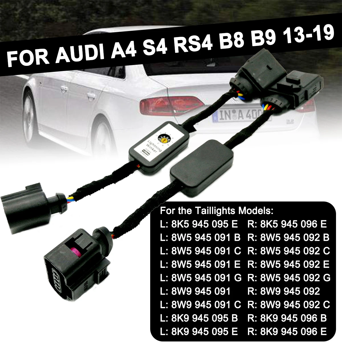 Style D Для Audi A3 8В, A4 S4 RS4 B8 B9, A5 S5 RS5, A6 S6 RS6 4G C7 седан, A8 Динамический указатель поворота светодиодный фонарь надстройку провод модуля - Испускаемый цвет: Style D