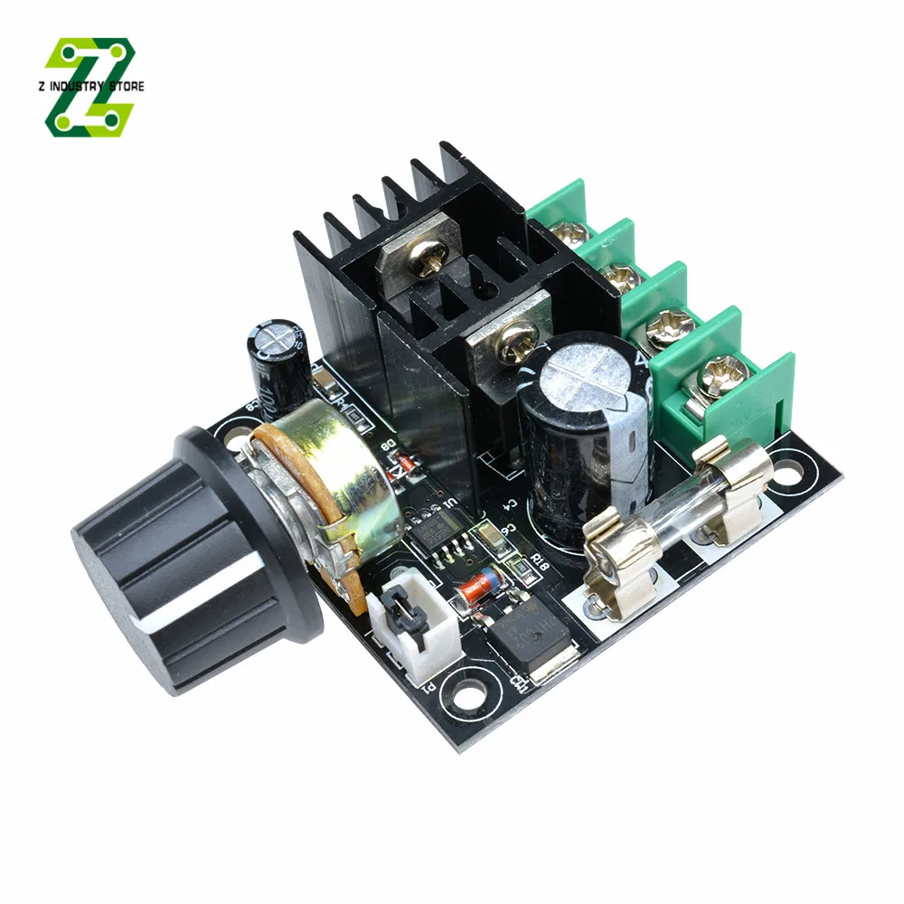 DC 12-40V 10A PWM Motor Speed Control Switch Controller Volt Regulator Dimmer Rotary Potentiometer 400W Board Module | Обустройство