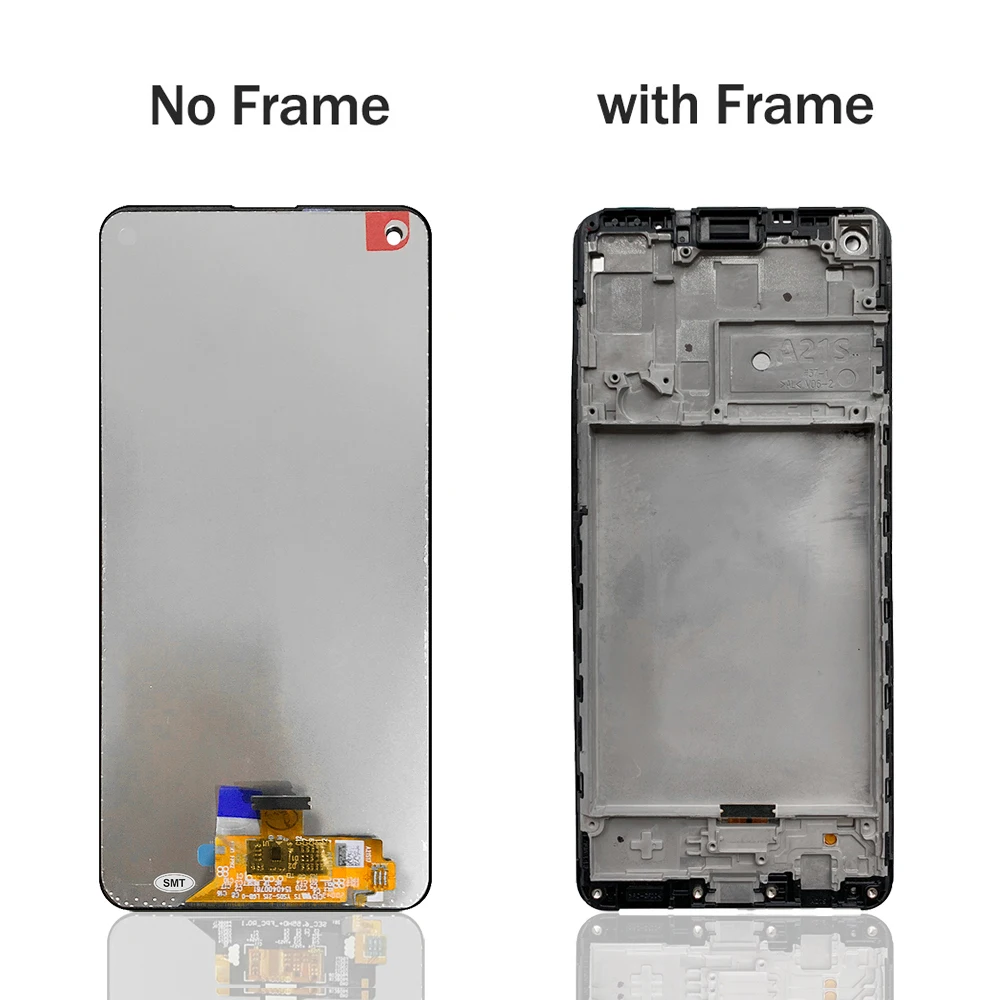 Pantalla t&aacute;ctil Original para Samsung A21S, piezas de repuesto de digitalizador LCD para Galaxy A21 S, A217F/DS-2