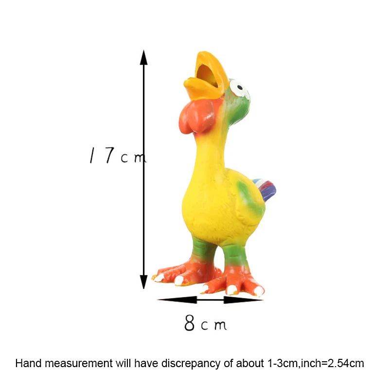 Страуса Форма собака Писк игрушки подарки для питомца Безопасность латекса