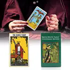 78 шт., блестящие карты для настольных игр Smith Tarot