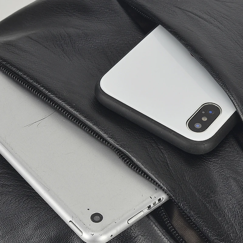 Мужские Водонепроницаемые нагрудные сумки из ПУ кожи Мужская тактическая