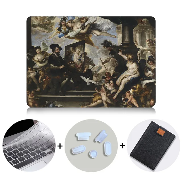 MB07 MTT чехол для Macbook Air Pro retina 11 12 13 15 Сенсорная панель классическая картина маслом ноутбук рукав для Apple macbook 13,3 дюйма Чехол - Цвет: MB07