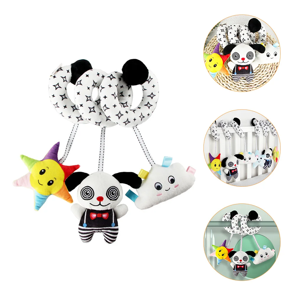 

Plush Infant Crib Educational Plaything Stroller Crib Hanging Soothing