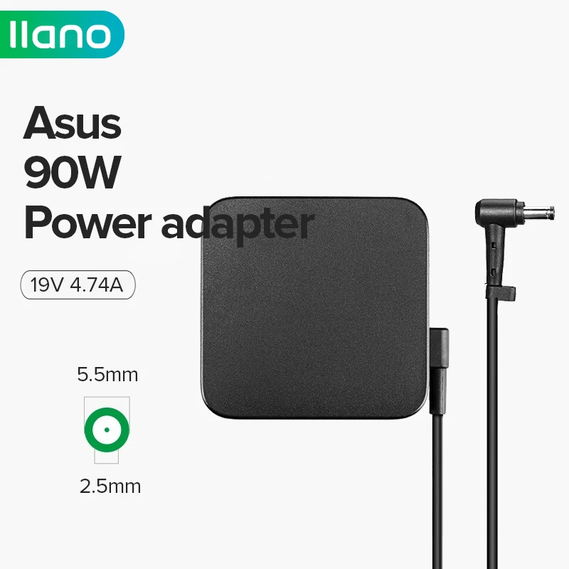 Адаптер питания LLANO 90 Вт 120 5 5*2 мм для ноутбуков Asus A43S A55V K550D Y581 FX50J ZX50JX A550 FX60V