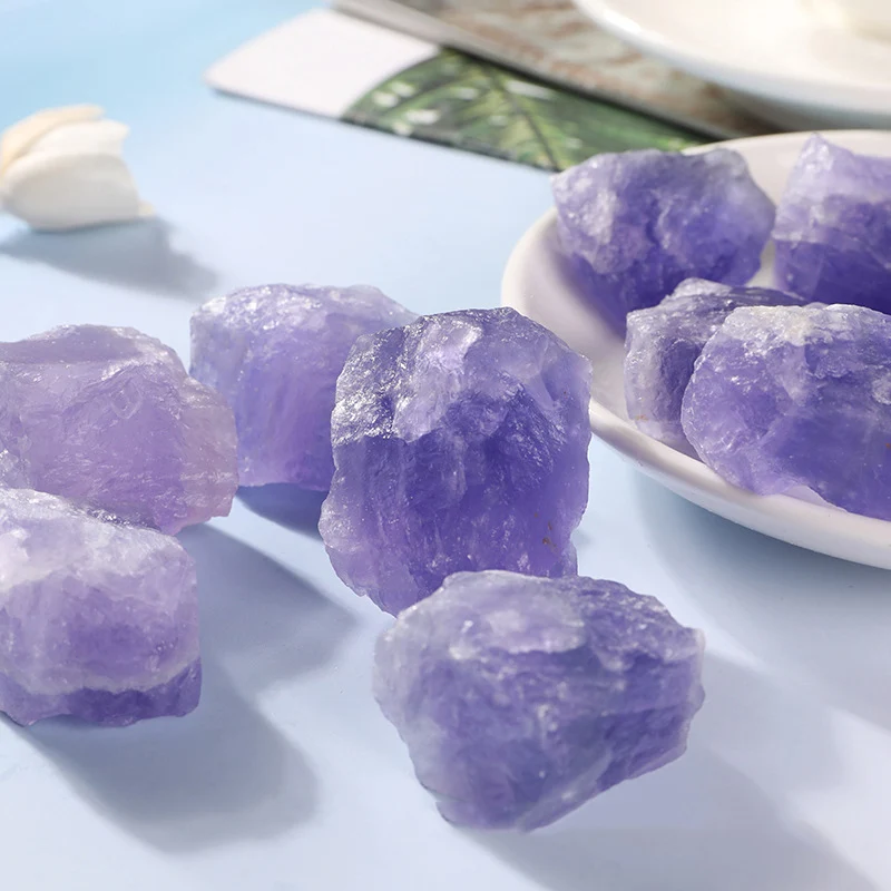 

100g Rough Amethyst Stone Purple Quartz Healing Energy Stones Natural Minerals Reiki Stone Aquarium Home Decoration Accessories