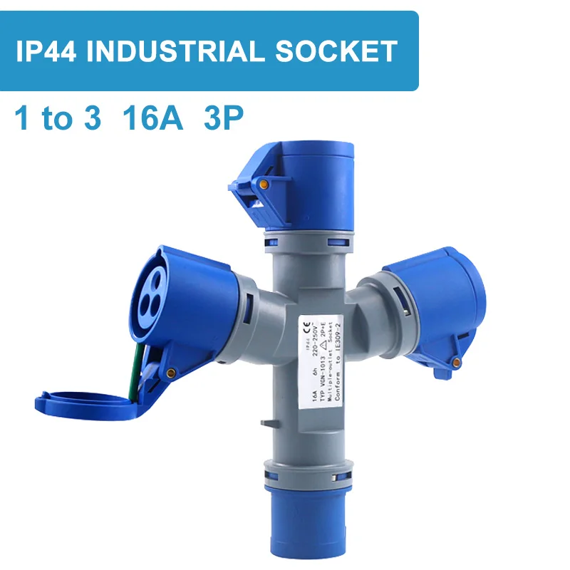 Многофункциональная промышленная трехконтактная розетка 16 А 32 1 штекер 3 разъема