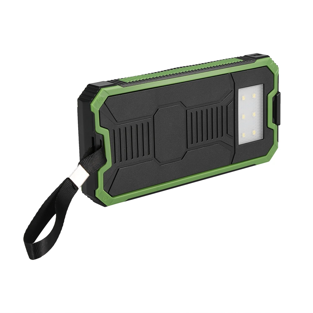 Портативный чехол на солнечной батарее для быстрой зарядки, двойной USB Полярный Мобильный Внешний аккумулятор, чехол, комплекты для самостоятельной сборки, 20000 мА/ч