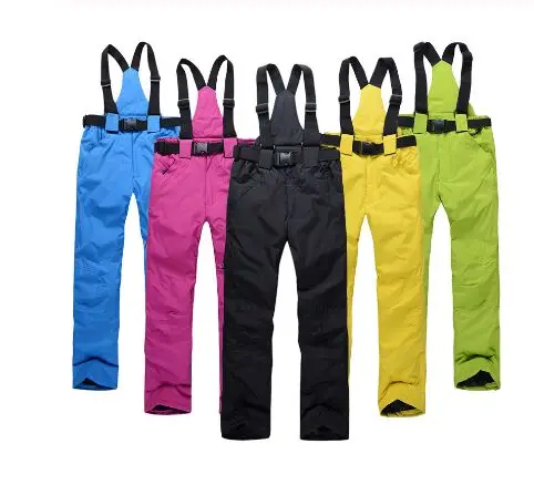 

Women Ski Pants Brands New Outdoor Sports High Quality Suspenders Trousers Men Windproof Waterproof Warm Winter Snow Snowboard