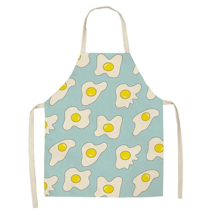 Kitchen Aprons Unisex Linen Animal Seris Bear Crocodile Print Dinner Cooking Bib Funny Pinafore Cleaning Apron WQ189 | Дом и сад