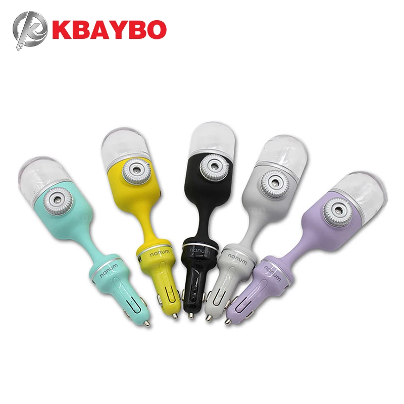 

KBAYBO Car Air Humidifier Mini Car Aroma essential oil Diffuser Humidifier Aromatherapy Portable cool mist Purifier in car