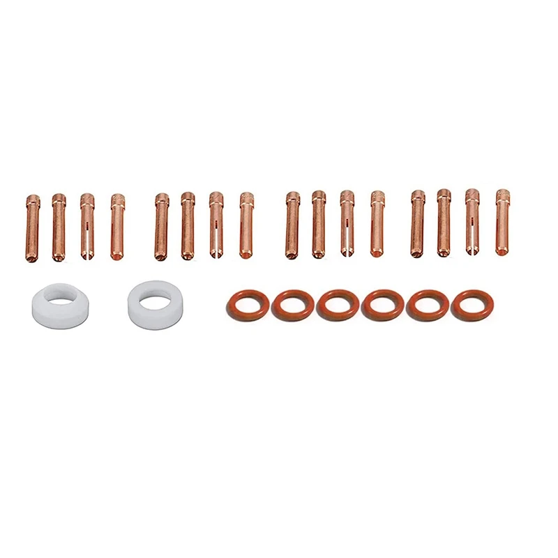 

63PCS TIG Welding Torch Stubby Gas Lens 10 Pyrex Glass Cup Kit for WP-17/18/26