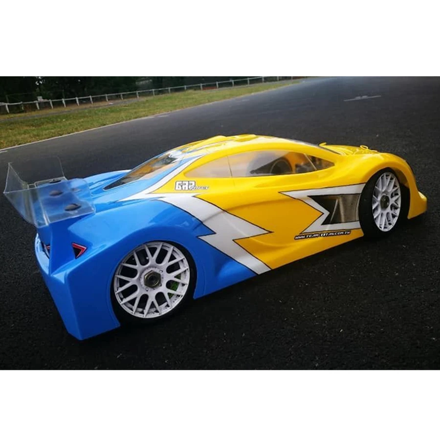Масштаб 1/8 на дороге гоночные электрические автомобили GT3 прозрачный корпус