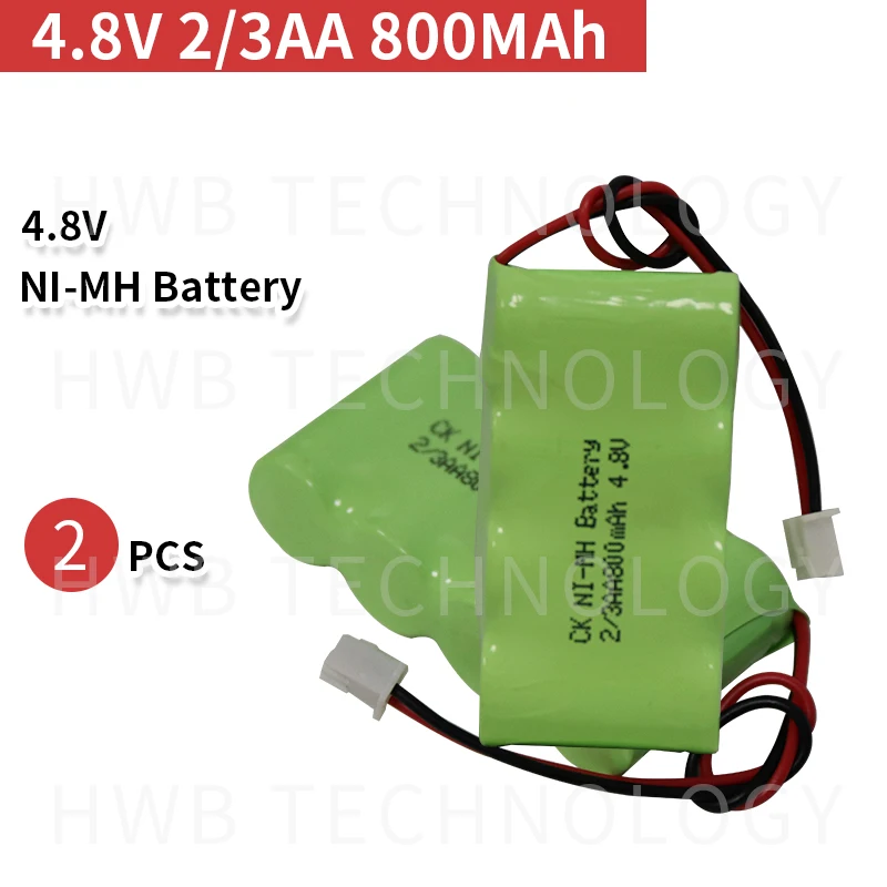 2pcs/lot ni-mh 2/3aa 4.8V rechargeable battery pack Fire emergency lighting Free shipping | Электроника