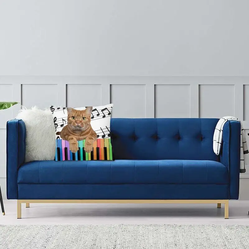 Оранжевая полосатая палка-игрушка для кота РАДУГА подушка пианино Чехлы диван