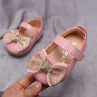 new newborn baby girl bow princess shoes soft sole crib leather solid buckle strap flat with heel baby shoes 3 colors 0 18m